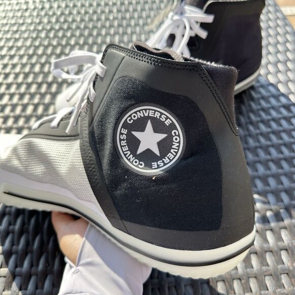 Converse Build It Up All Star Pro BB Hi Men\'s Shoes Black White 166803C main image 5